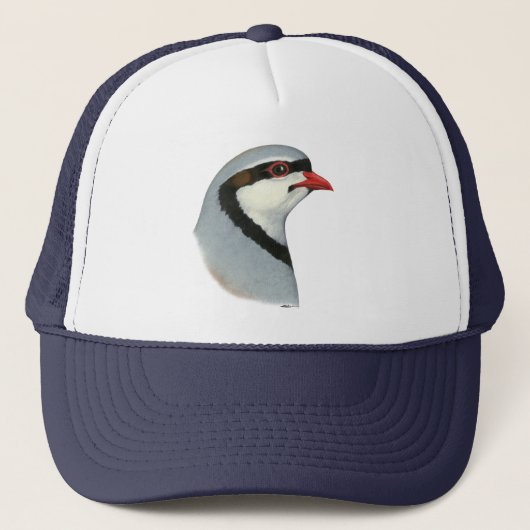 Chukar:  Partridge Head Trucker Pet (Voorkant)