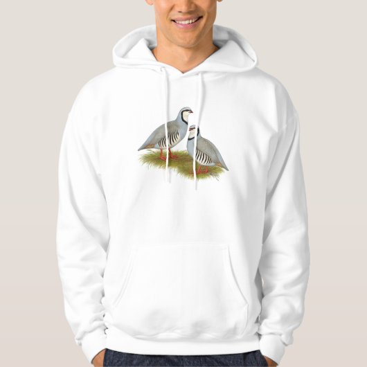 Chukar Partridge Pair Hoodie (Voorkant)