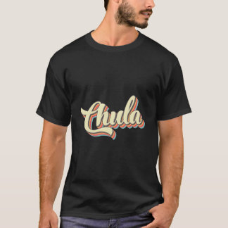 Chula Baseball Font T-shirt