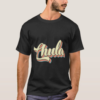Chula Baseball Font T-shirt