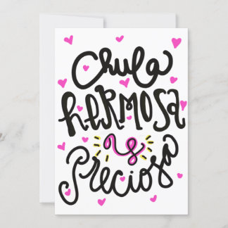 Chula hermosa y preciosa kaart