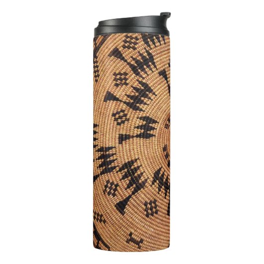 Chumash Basket Art met Initiaal(en) uit Thermosbeker (Gedraaid links)