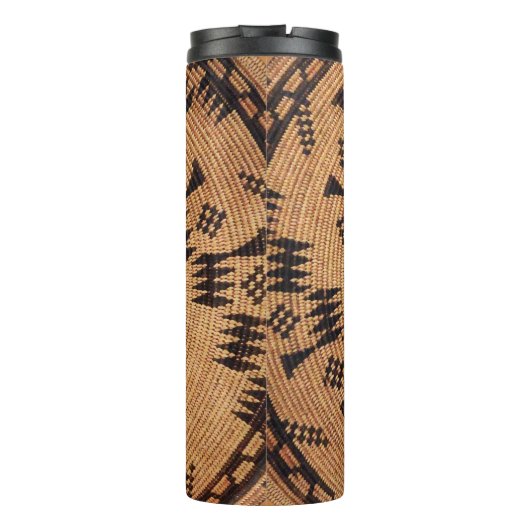Chumash Basket Art met Initiaal(en) uit Thermosbeker (Achterkant)
