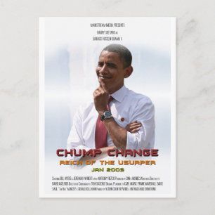Chump Change (Obama) Briefkaart