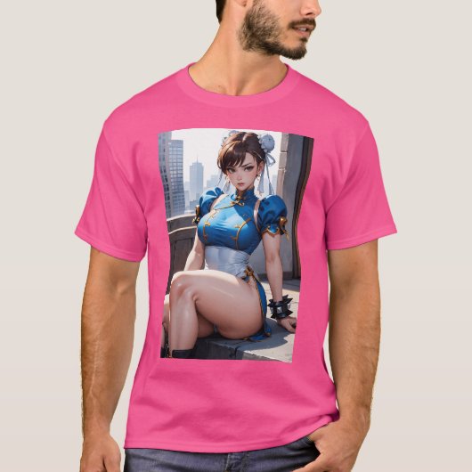Chun Li T-shirt (Voorkant)