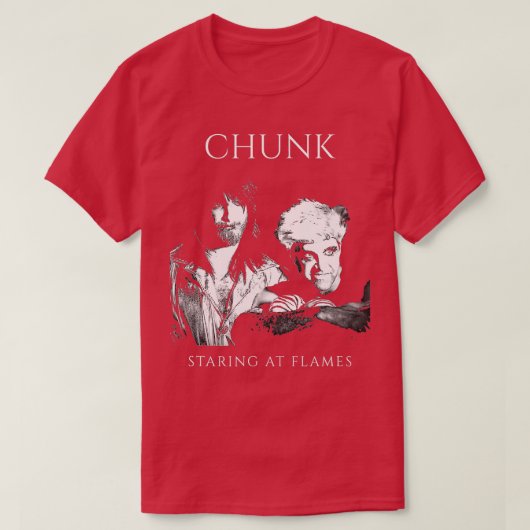 Chunk (zwart) t-shirt (Design voorkant)