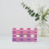 Chunky Chic Glitter Square Glamour Visitekaartje (Staand voorkant)