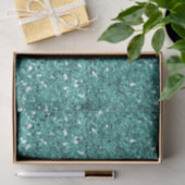 Chunky Confetti Glitter Sparkle Blauwgroen Blauw Tissuepapier (Geschenk)