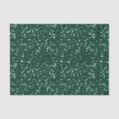 Chunky Confetti Glitter Sparkle Donkergroen Tissuepapier (Voorkant)