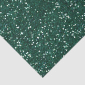 Chunky Confetti Glitter Sparkle Donkergroen Tissuepapier (Detail)