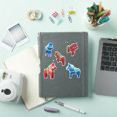 Chunky Dala Paarden Sticker (iPad Cover)