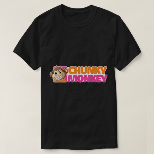 Chunky Monkey Funny Gezegde Sarcastic Novelty Humo T-shirt (Design voorkant)