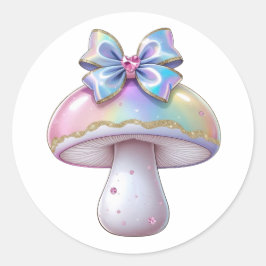 Chunky Mushroom Ronde Sticker