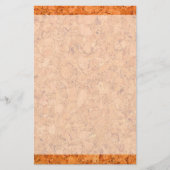 Chunky Natural Cork Wood Grain look Briefpapier (Voorkant)