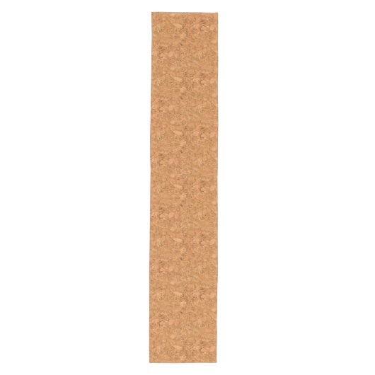 Chunky Natural Cork Wood Grain look Medium Tafelloper (Voorkant)