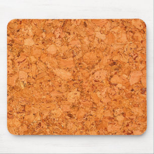 Chunky Natural Cork Wood Grain look Muismat