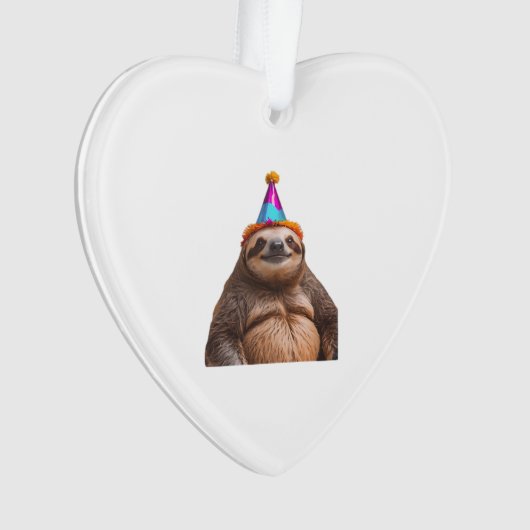 Chunky Sloth birthday party hat gift funny meme pr (devant)