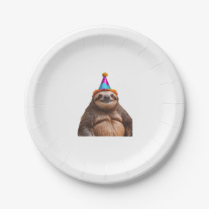 Chunky Sloth verjaardagsfeestje pet cadeau grappig Papieren Bordje