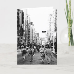 Chuo-dori Ginza Tokyo Wenskaart Kaart