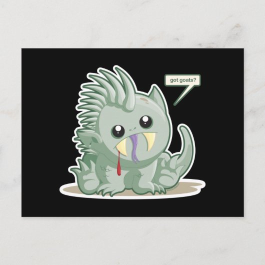 Chupacabra Briefkaart (Voorkant)