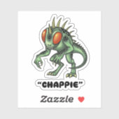 Chupacabra "Chappie" Cryptid autocollant (Feuille)