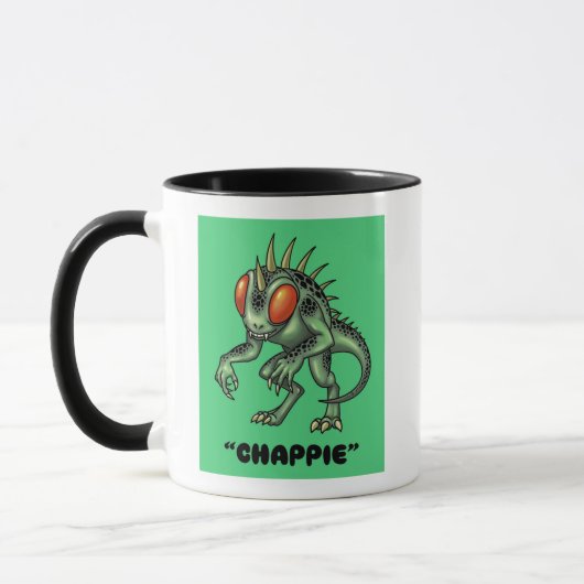 Chupacabra "Chappie" Cryptid koffie mok (Links)