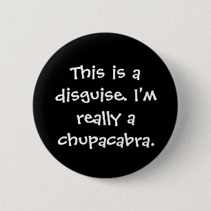 Chupacabra Costume Ronde Button 5,7 Cm