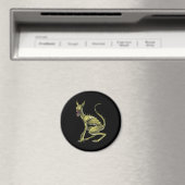 Chupacabra Cryptid Beast Magneet (Insitu (Vaatwasser))