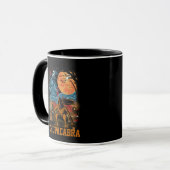 Chupacabra Cryptid Cryptid  tekst Mok (Voorkant links)
