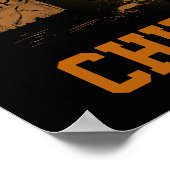 Chupacabra Cryptid Cryptid  tekst voor de creatie Poster (Hoek)