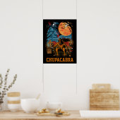Chupacabra Cryptid Cryptid  tekst voor de creatie Poster (Keuken)