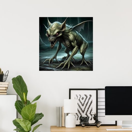 Chupacabra - cryptische monsters of dieren poster (Thuiskantoor)