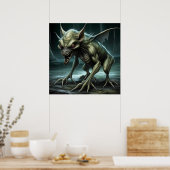 Chupacabra - cryptische monsters of dieren poster (Keuken)