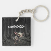 Chupacabra - cryptische monsters of dieren sleutelhanger (Achterkant)