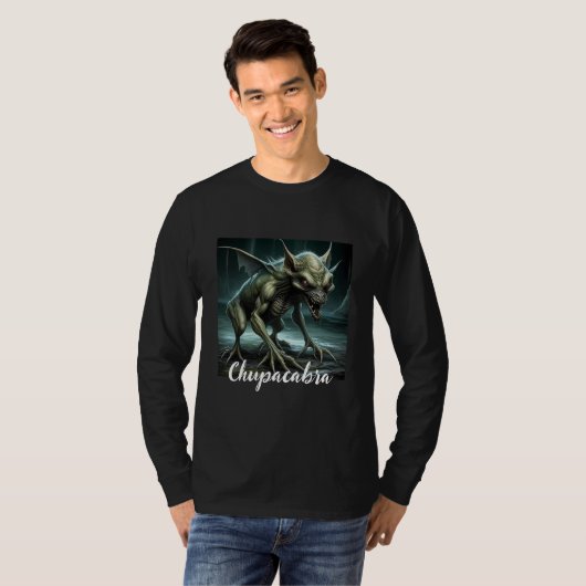 Chupacabra - cryptische monsters of dieren t-shirt (Voorkant volledig)