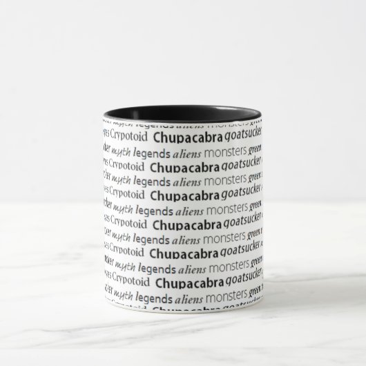 Chupacabra Cryptozoology Coffee Mok (Midden)