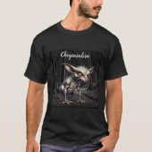 Chupacabra in de Bossen Cryptid T-shirt (Voorkant)