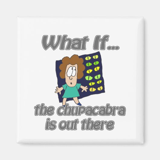 chupacabra magneet (Voorkant)