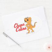 Chupacabra Ovale Sticker (Envelop)