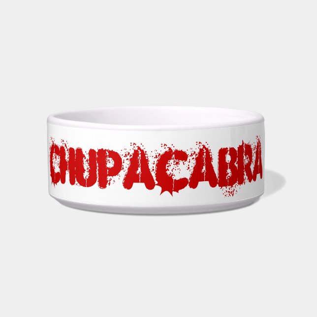 CHUPACABRA Pet Bowl Voerbakje (Voorkant)