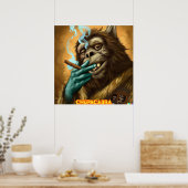 Chupacabra Print, waardevol Poster papier (mat) (Keuken)