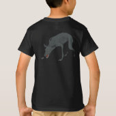 Chupacabra Zwart kinder T-shirt voor de basis (Achterkant)