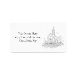 Church Address Label