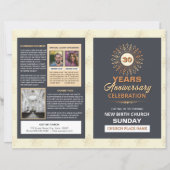 Church Anniversary Brochure Template (Devant)