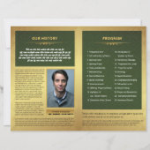 Church Anniversary Program Template (Achterkant)