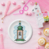 Church Belfry Papieren Bordje (Feest)