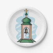 Church Belfry Papieren Bordje (Voorkant)