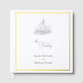 Church Calligraphy Wedding Gastenboek