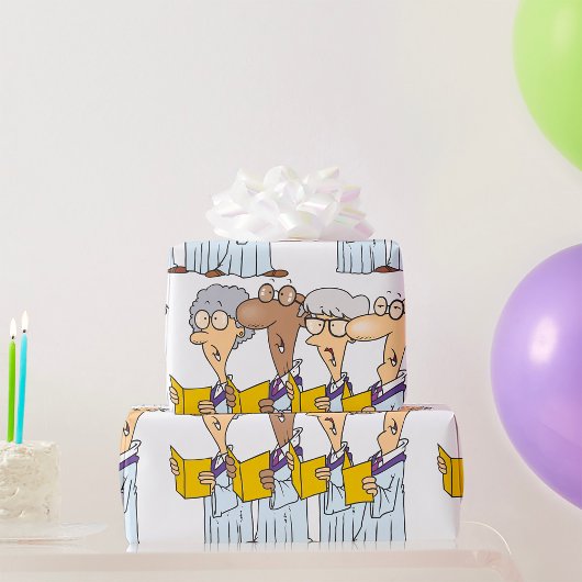 Church Choir Cadeaupapier