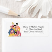 Church Choir Return Address Wedding Labels (Insitu)